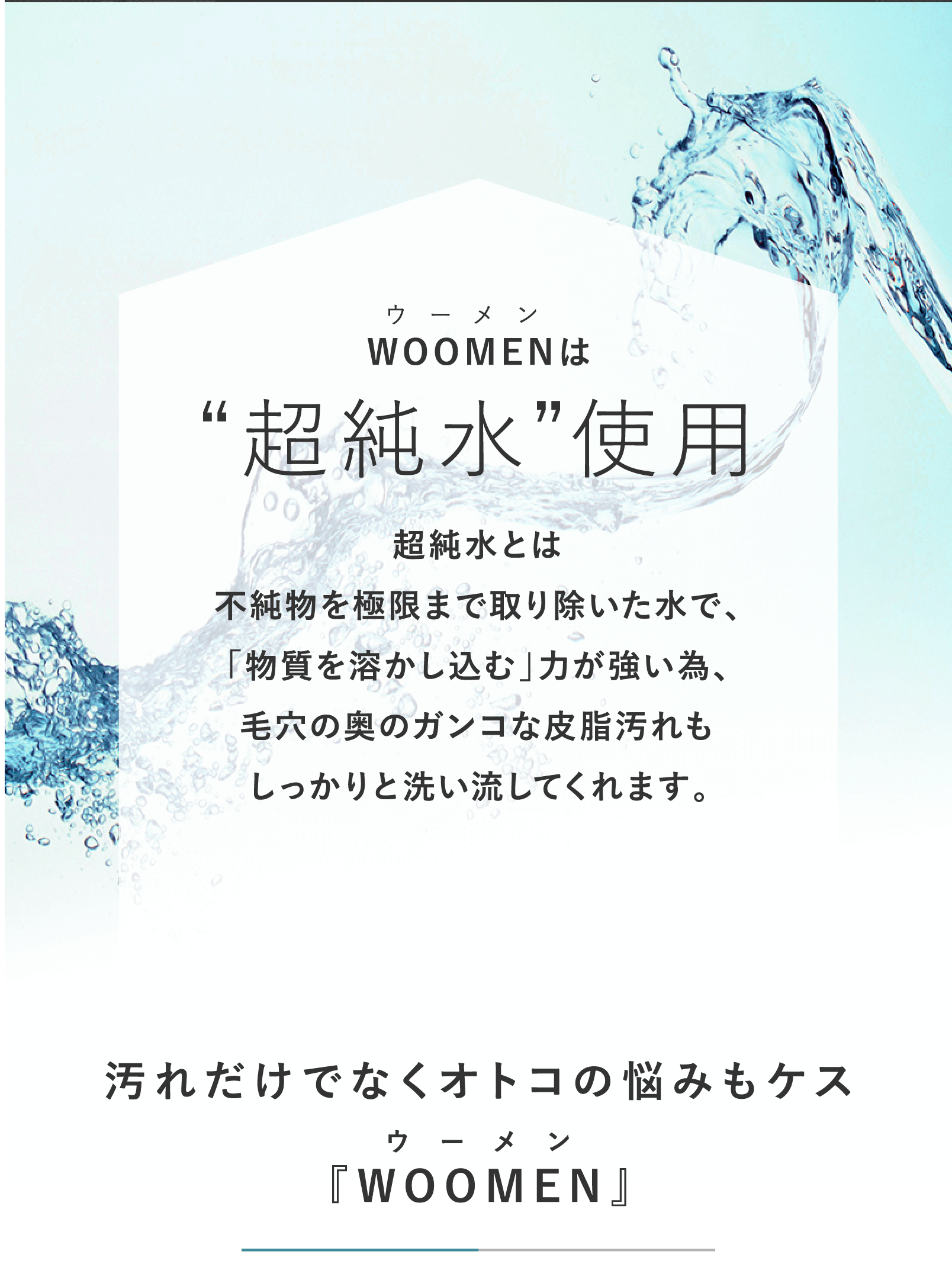 WOOMENクレンジングスプレー